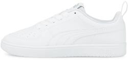 PUMA Puma, Rickie műbőr sneaker, Fehér, 38.5 EU (384311-01-5.5)