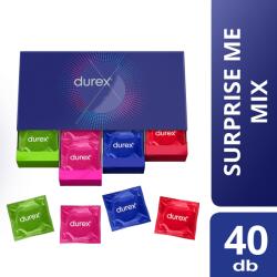 Durex Surprise Me diszkrét óvszer, fekete doboz, 40 db