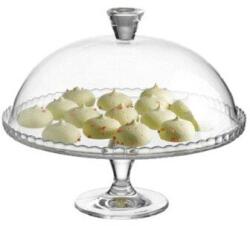 Pasabahce Torta állvány fedéllel, 32 cm, üveg (86517)