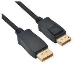 Roline Kábel DisplayPort 2.1 DP - DP, 16K@60Hz, HDR, 80Gbit/s, UHBR20, M/M, 2m, fekete (11.04. 6026-10) (11.04.6026-10)