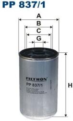 FILTRON filtru combustibil FILTRON PP 837/1 (PP 837/1) - centralcar