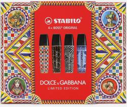 STABILO Boss Original Dolce&Gabbana szövegkiemelő, 4 db szett, Prémium kartondoboz, Limitált kiadás (SW70411021)