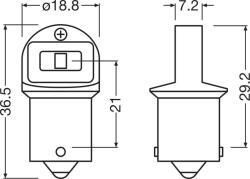 OSRAM Bec, semnalizator ams-OSRAM 5007DWP-2BL (5007DWP-2BL)
