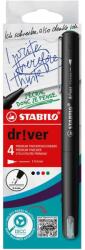 STABILO dr! ver tűfilc, 0.4 mm, F, 4 szín/készlet (SW1088401)