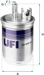 UFI filtru combustibil UFI 24.409. 00 (24.409.00) - centralcar