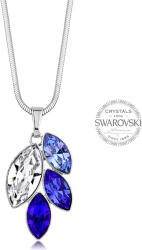 Levien Nyaklánc négy kék Navette kristályokkal