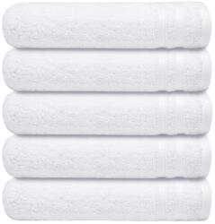 Nautica Crew Törölköző szett, 5 darabos, 50 x 30 cm, 100% pamut, 550 g/m2, Fehér (43026145)