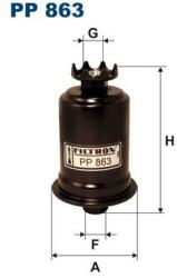 FILTRON filtru combustibil FILTRON PP 863 (PP 863) - centralcar