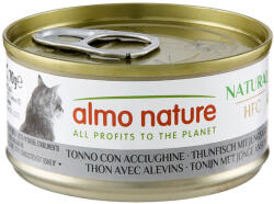 Almo Nature 70g 12x70g Almo Nature HFC Natural Tonhal & fiatal szardella nedves macskatáp