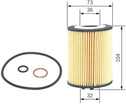 Bosch Filtru ulei BOSCH F 026 407 010 (F 026 407 010) - centralcar