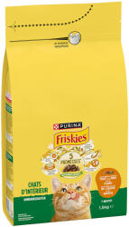 Friskies 1, 5kg PURINA Friskies Indoor Cat csirke, pulyka & zöldség száraz macskatáp