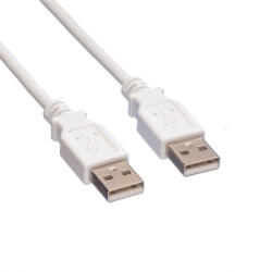 Valueline Kábel USB 2.0, A - A, M/M, fehér, 0, 8m (11.99. 8909-50) (11.99.8909-50)