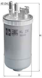 MAHLE Filtru De Carburant Ford (kl 230)