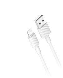 XO Cablu Date si Incarcare USB-A - Lightning XO Design NB156, 18W, 1m, Alb