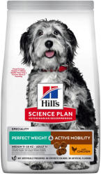 Hill's Science Plan 2, 5kg Hill's Science Plan Perfect Weight & Active Mobility Adult 1+ Medium csirke száraz kutyatáp