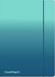 COOLPACK - Gradient gumis mappa A/4 - Blue Lagoon (31220CP) - gyerekjatekbolt