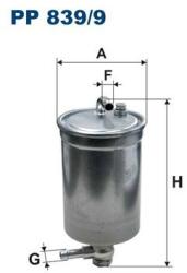 FILTRON filtru combustibil FILTRON PP 839/9 (PP 839/9) - centralcar