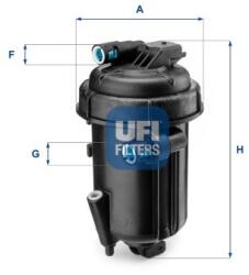 UFI filtru combustibil UFI 55.163. 00 (55.163.00) - centralcar