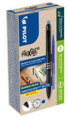Pilot Rollertoll, 0, 35 mm, törölhető, nyomógombos, 'Frixion Ball Plus', kék + betét (PFBPKB) (PFBPKB)