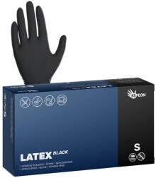 Espeon Gloves Latex fekete méret S, 100 darab