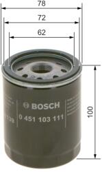 Bosch Filtru ulei BOSCH 0 451 103 111 (0 451 103 111) - centralcar