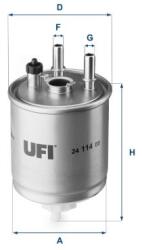 UFI filtru combustibil UFI 24.114. 00 (24.114.00) - centralcar