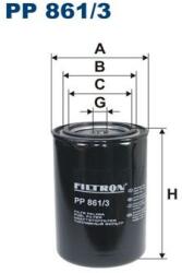 FILTRON filtru combustibil FILTRON PP 861/3 (PP 861/3) - centralcar