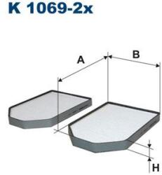 FILTRON Filtru, aer habitaclu FILTRON K 1069-2x (K 1069-2x) - centralcar