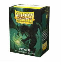 Dragon Shield Matte Metallic Green/ Power 63x88 kártyavédő (DS-15063)