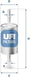 UFI filtru combustibil UFI 31.740. 03 (31.740.03) - centralcar