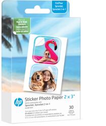 HP Sprocket előre kivágott matrica Zink 2x3 hüvelykes 30 lap (IZ2X330C)