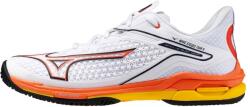 Mizuno Wave Exceed Tour 6 AC White/Fiery Coral 2/Citrus Férfiteniszcipő EUR 42
