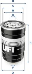 UFI filtru combustibil UFI 24.443. 00 (24.443.00) - centralcar