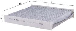 MAHLE Filtr Pentru Cabină Cu Carbune Activ (lak 220)