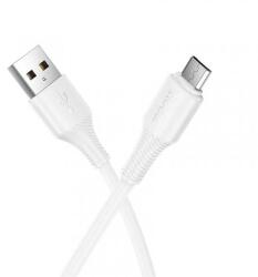 hoco. Cablu Date si Incarcare USB-A - microUSB HOCO X120, 18W, 1m, Alb