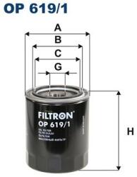 FILTRON Filtru ulei FILTRON OP 619/1 (OP 619/1) - centralcar