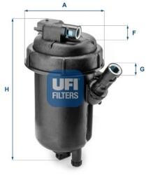 UFI filtru combustibil UFI 55.152. 00 (55.152.00) - centralcar