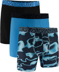 Under Armour Perf Tech Mesh Nov 6in 3Pack Blue Férfiboxeralsó L
