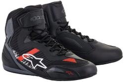 Alpinestars FASTER-3 RIDEKNIT Cipő, fekete/ szürke/ piros, 2025, mérete 48 (M130-428-48)