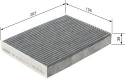 Bosch Filtru, aer habitaclu BOSCH 1 987 432 538 (1 987 432 538) - centralcar