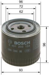 Bosch Filtru ulei BOSCH 0 451 203 154 (0 451 203 154) - centralcar