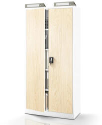 JAN NOWAK JAN | 1333 Eco Design Fém iratszekrény / fehér-sonoma tölgy színben (1333)