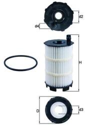 MAHLE Filtru De Ulei Audi (ox 350/4d)