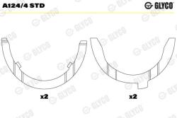 GLYCO Saiba distantier, arbore cotit GLYCO A124/4 STD (A124/4 STD) - centralcar