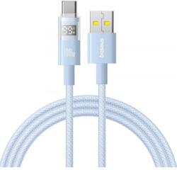 Baseus Cablu Date si Incarcare USB-A - USB-C Baseus Display 2 P10382701311-00, 100W, 1m, Albastru