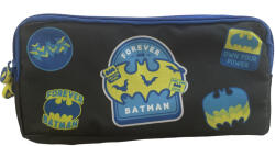 Pigna Penar etui PIGNA, 3 fermoare, motiv Batman, Negru (BMPE2520-1) Penar