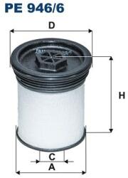 FILTRON filtru combustibil FILTRON PE 946/6 (PE 946/6) - centralcar