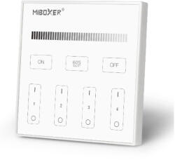 Avide LED Szalag 12-24 V Fényerőszabályzó 4 Zónás Rf Beépíthető /Ac180-240V/ Érintőpaneles Távirányító