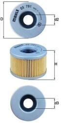 MAHLE Filtru De Ulei Pentru Motociclete Honda (ox 791)