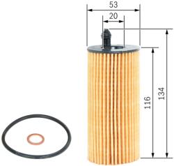 Bosch Filtru ulei BOSCH F 026 407 205 (F 026 407 205) - centralcar